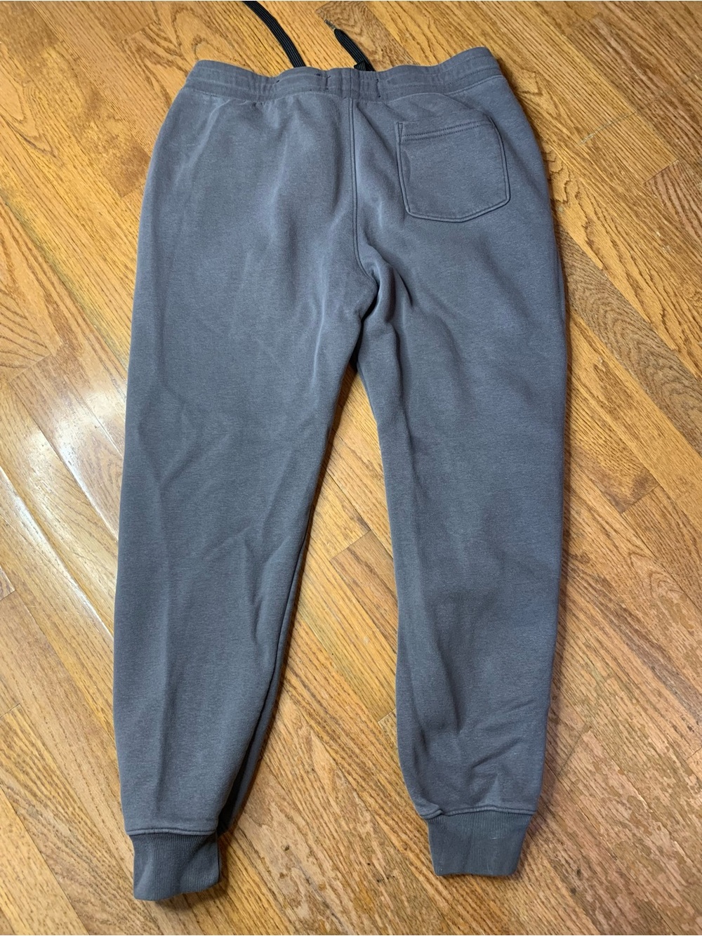 Hollister Grey Fleece Logo Tape Joggers Sweatpants Medium - Picture 4 of 8
